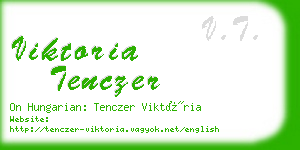 viktoria tenczer business card